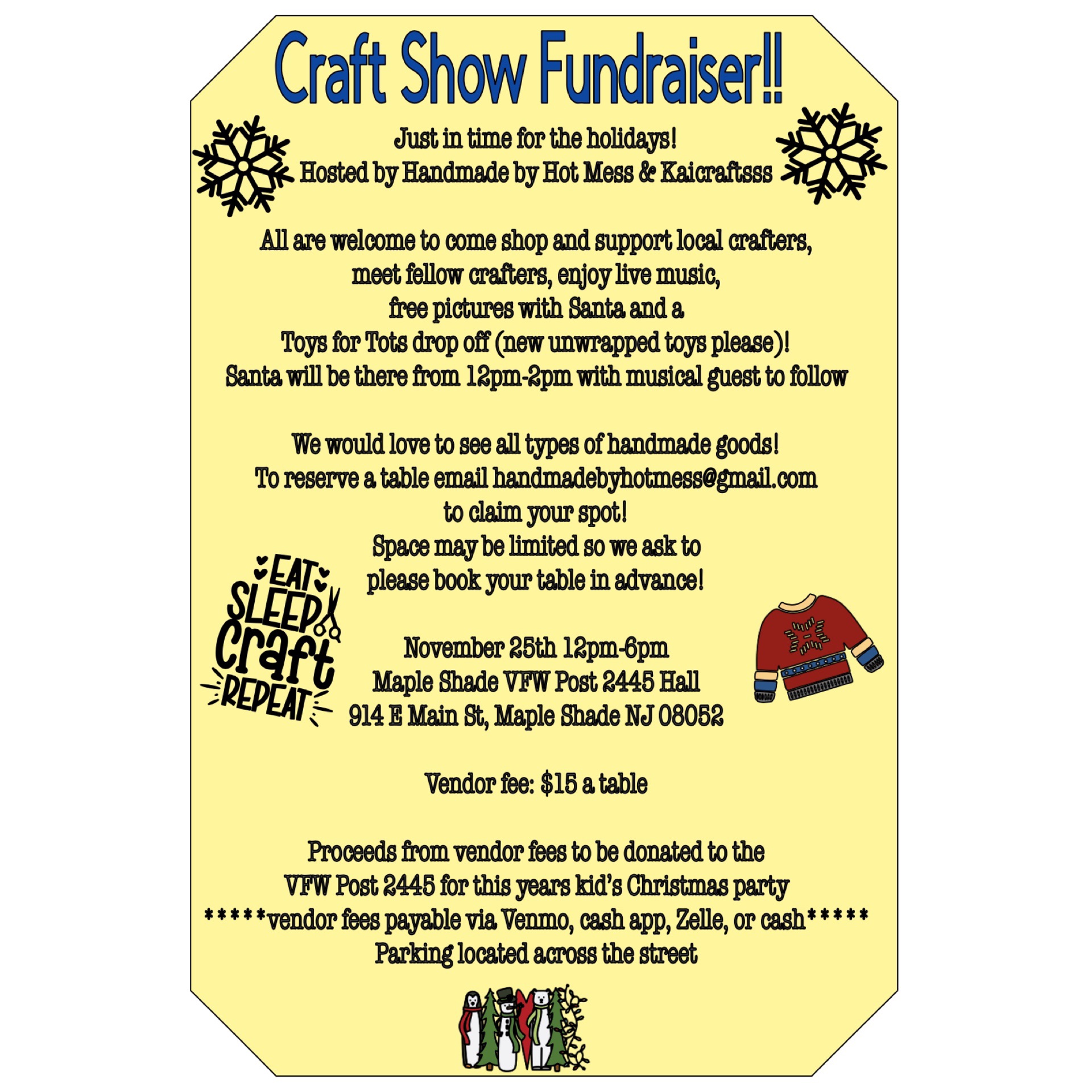 vfw-craft-show-fundraiser